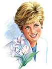 Diana, Princess of Wales portrait