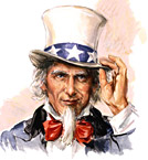 Uncle Sam patriotic image for stock usage