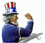 Patriotic Uncle Sam Strong